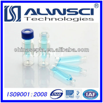 Fluxo de vidro transparente de 2 mL Autosampler para HPLC compatível com Agilent